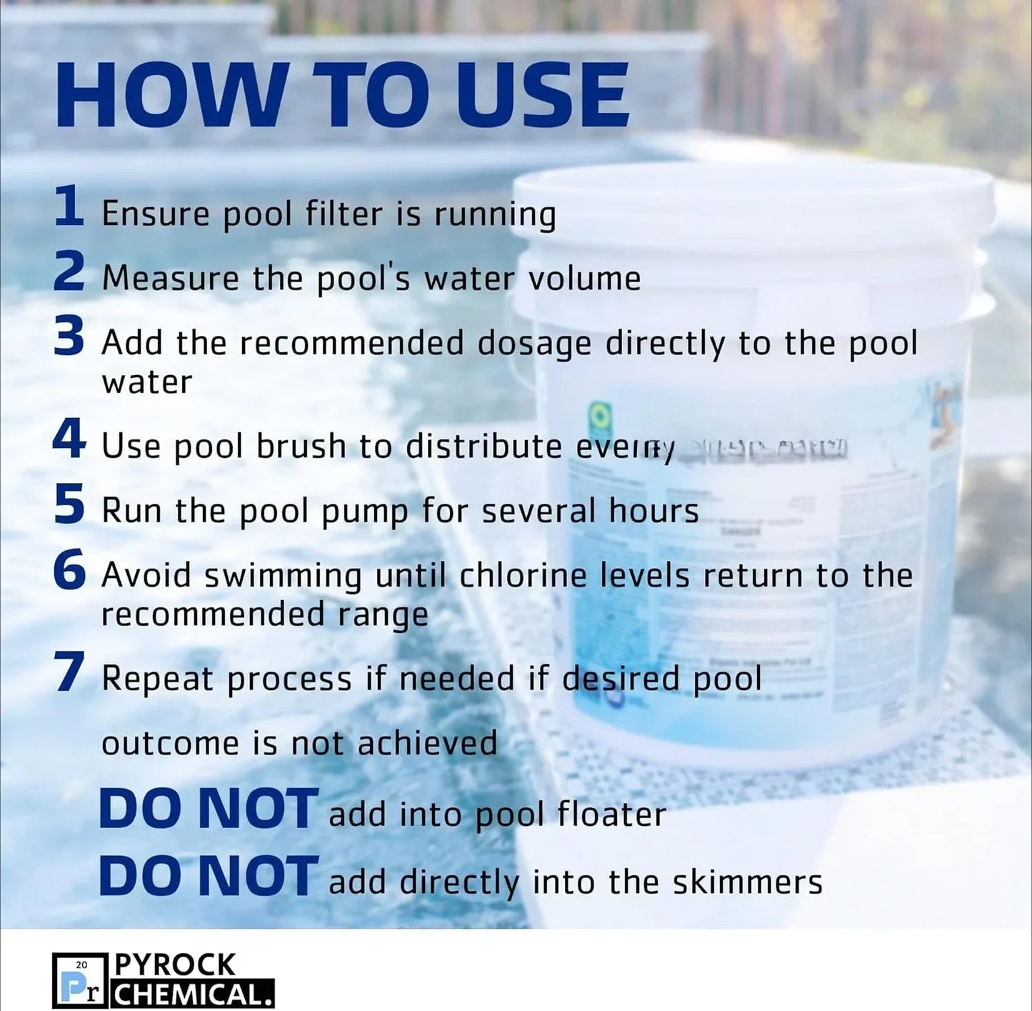 POPULAR Pool Shock By Aqua Org Plus - 65% Granular Cal Hypo - Swimming Pool Shock For In-Ground, Above , Spas & Hot Tubs - 50 Po