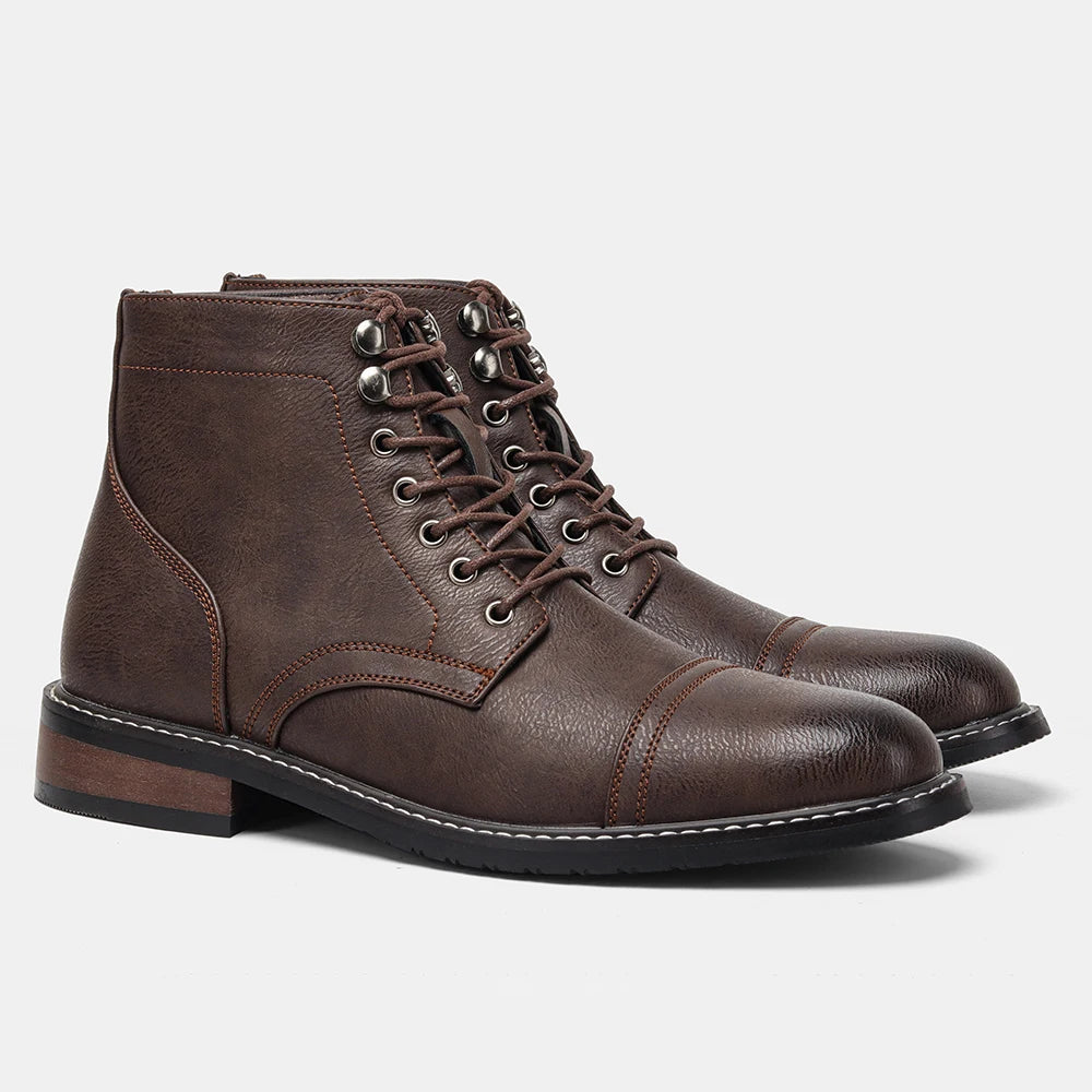 Men Ankle Boots Fashion Brand Comfortable Casual Men Boots