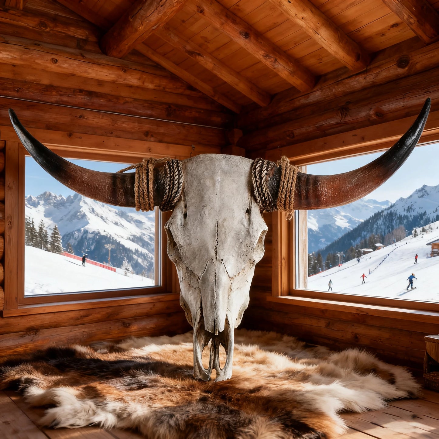 2025 New Arrival: Rustic Style Bull Skull, Large Longhorn Bull Skull, Handmade Western Decor, Wall Art for Men's Spaces