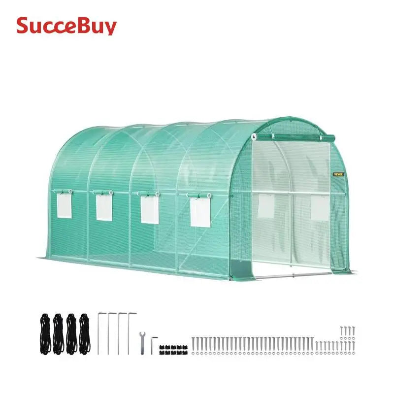 VEVOR Walk In Tunnel Greenhouse With Galvanized Frame