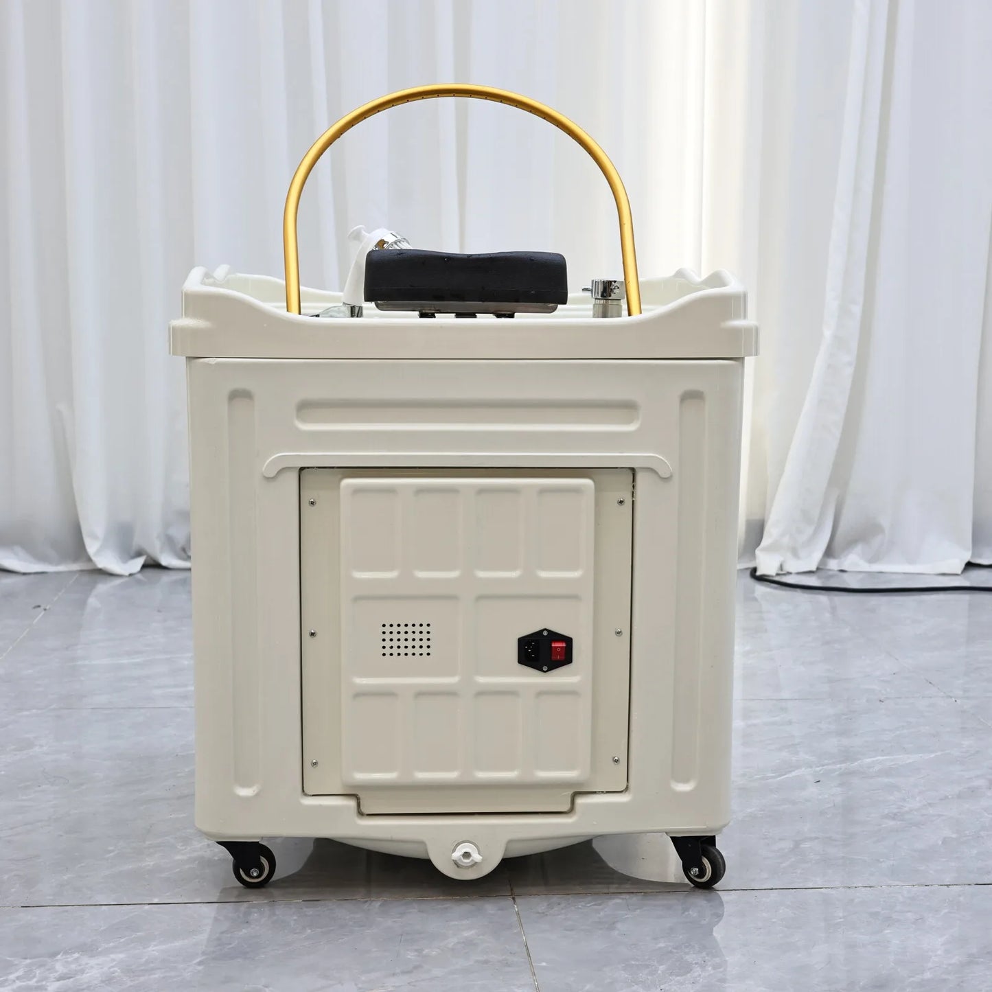 2026 Convenient Mobility Head SPA Shampoo Basin with 60L Water Storage Tank and 30L Waste Water Tank, Free Shipment from the USA