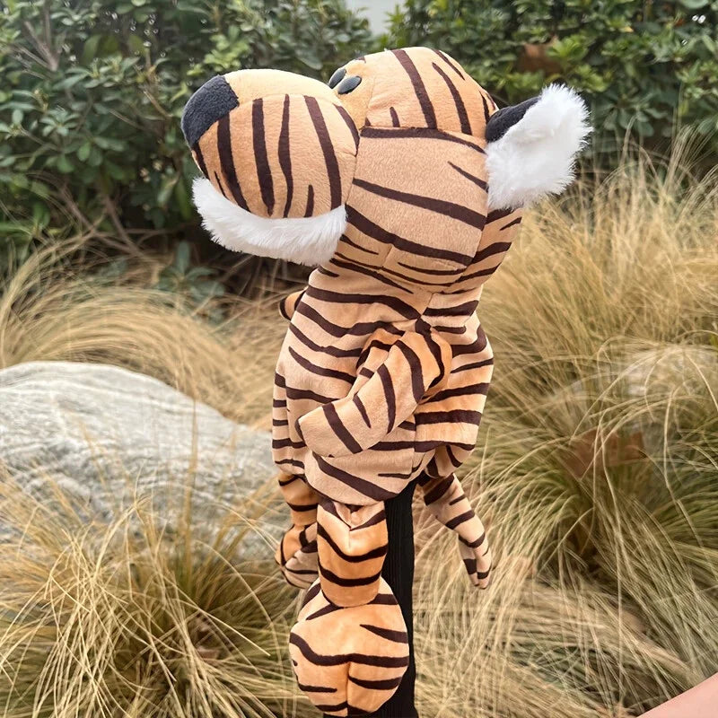 Golf Club Head Cover Animal Style Plush Protector for Woods Putters Soft Friction Prevention Golf Course Accessory