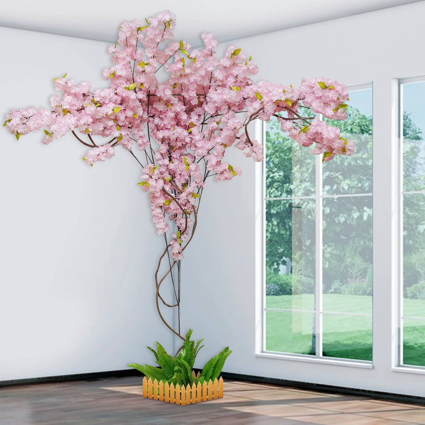 SichuanFlower Artificial Cherry Blossom Tree Arch Decor