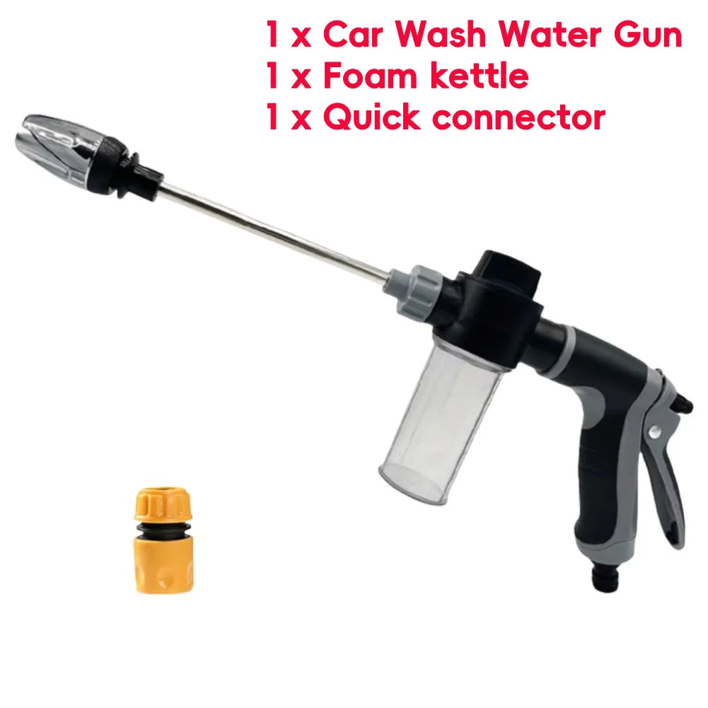 Handheld High Pressure Water Gun Garden Hose Pressure Power Washer Used For Garden Irrigation And Window Cleaning Car Washing