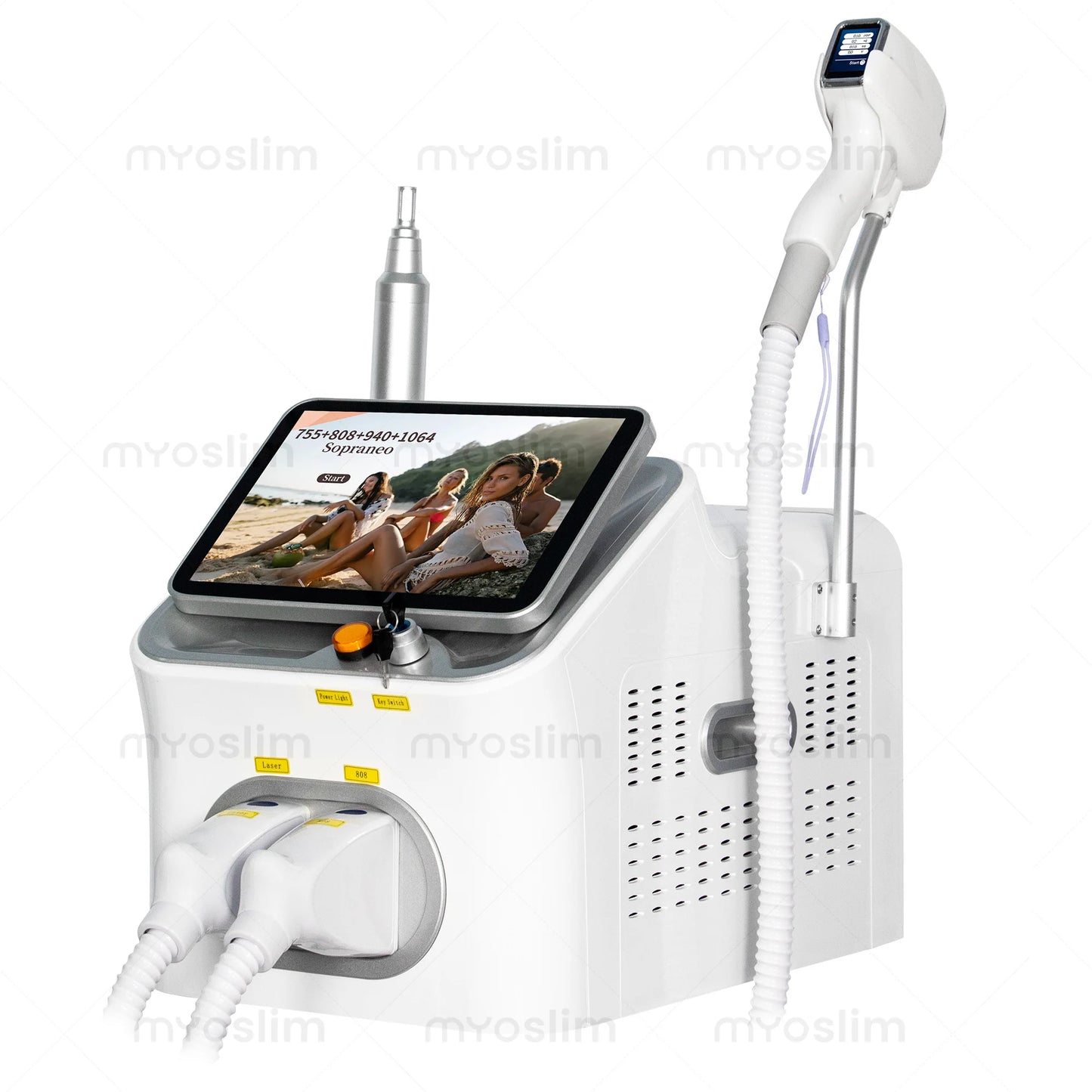 FAC 5000W 2 IN 1 Professional 4 Wave 808 Diode Permanent Painless Hair Removal Picosecond Tattoo Removal Machine