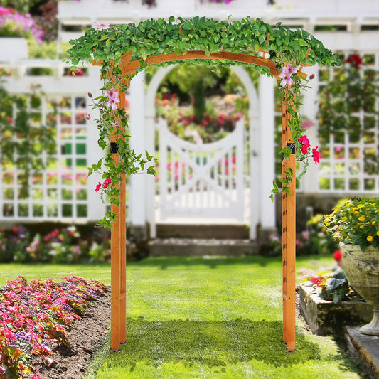 Outsunny Wooden Garden Arch For Outdoor Wedding Decor