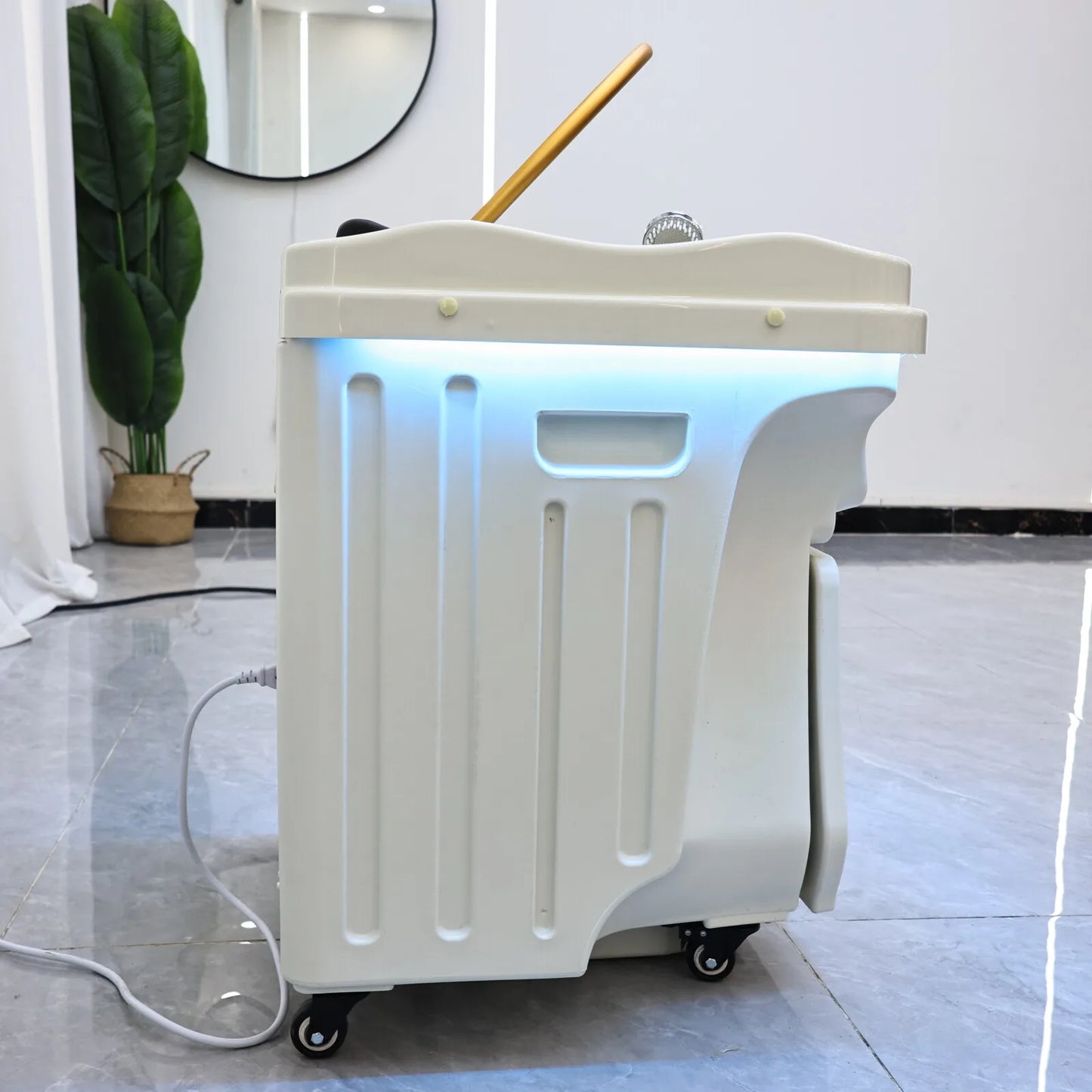 2026 Convenient Mobility Head SPA Shampoo Basin with 60L Water Storage Tank and 30L Waste Water Tank, Free Shipment from the USA