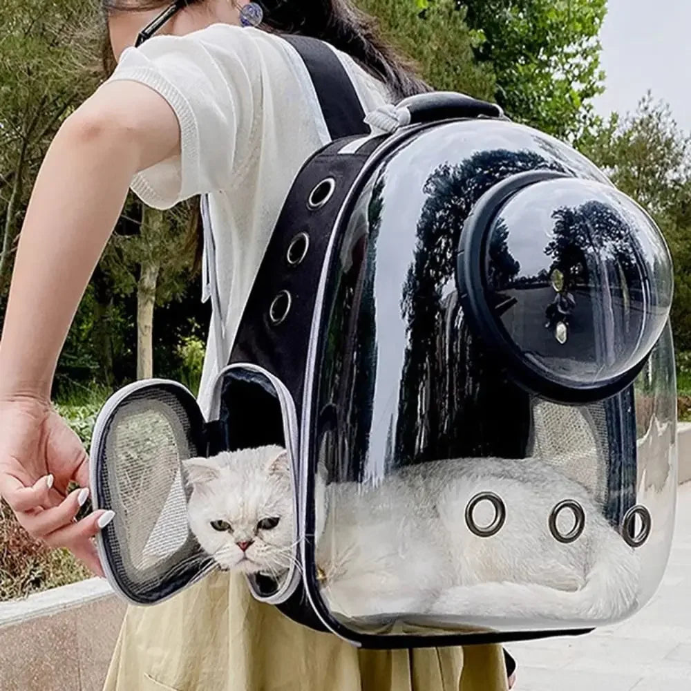 Portable Transparent Cat Carrier Backpack Dome Space Capsule
