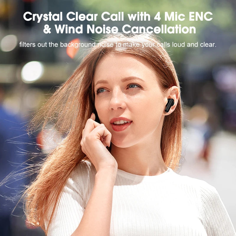 QCY T13 ANC Wireless Earbuds With Active Noise Cancellation