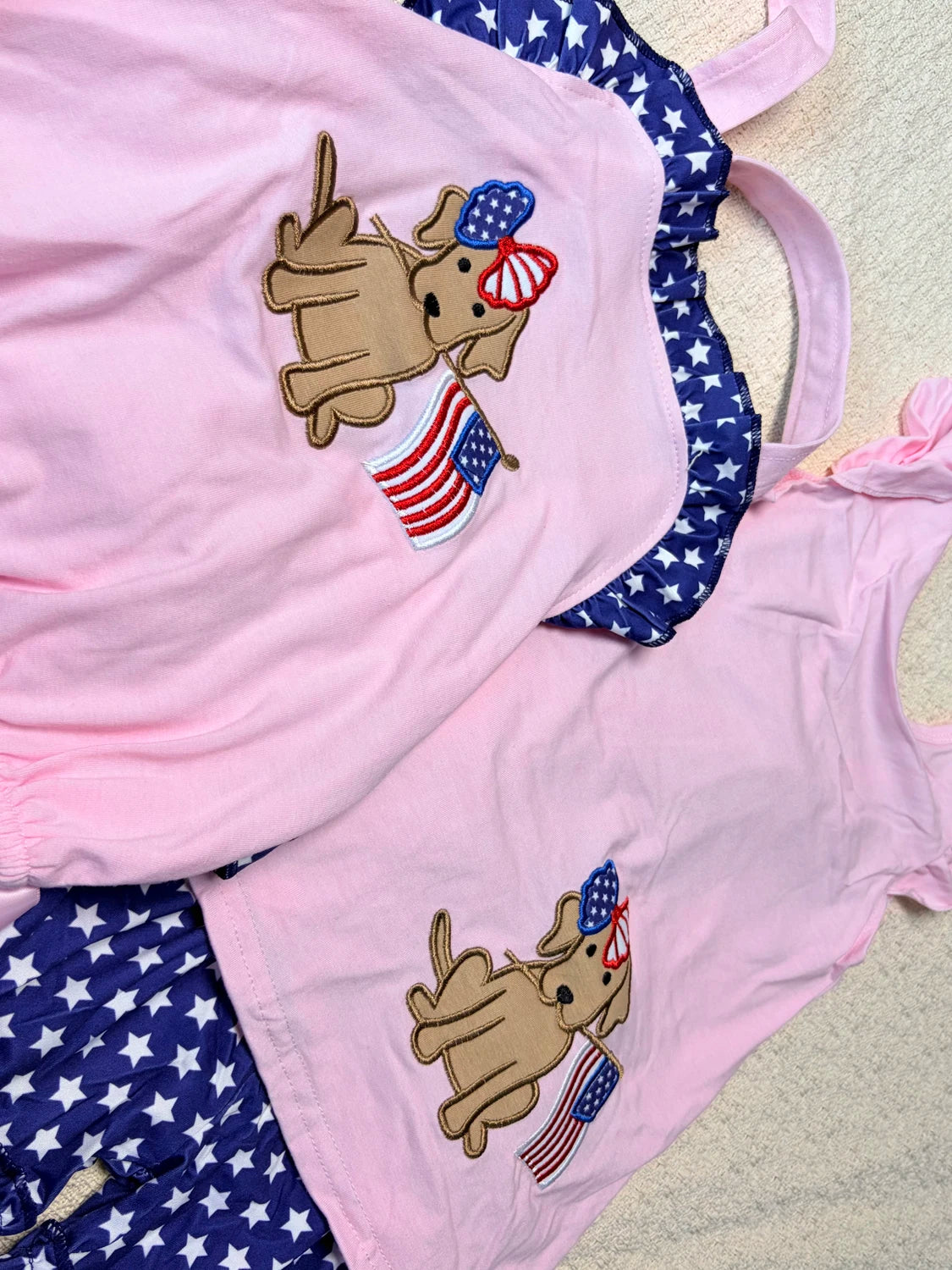 Patriotic Fourth Of July Matching Outfits For Kids And Pets