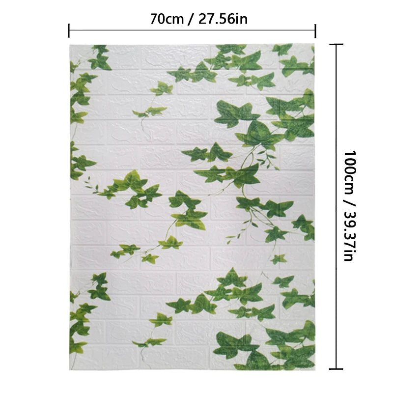 Brick 3D Foam Wall Sticker Self-Adhesive Wallpaper Living Room