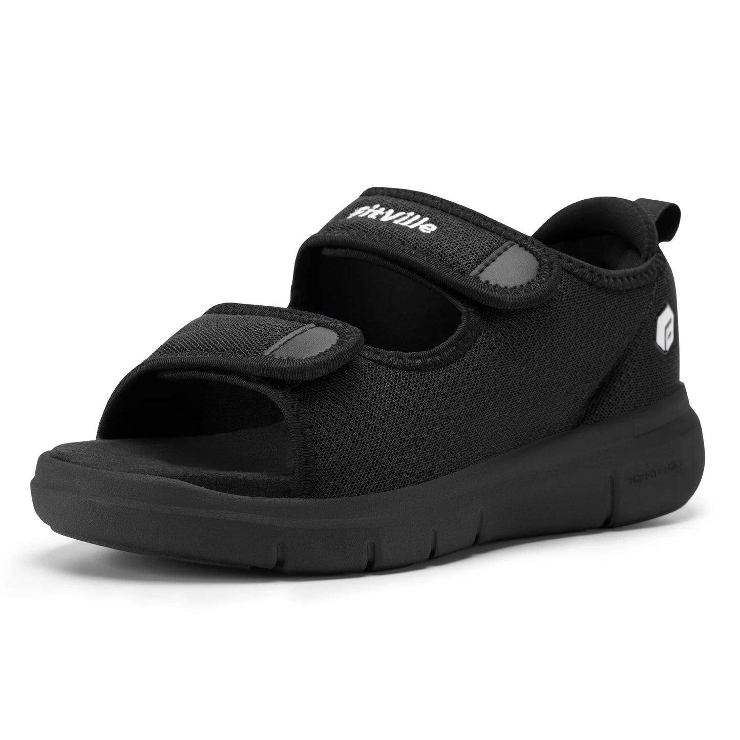 Fittington Men‘s Diabetic Sandals Wide Width with Arch Support Men Diabetic Shoes Adjustable For  Feet Foot Pain Relief Plantar