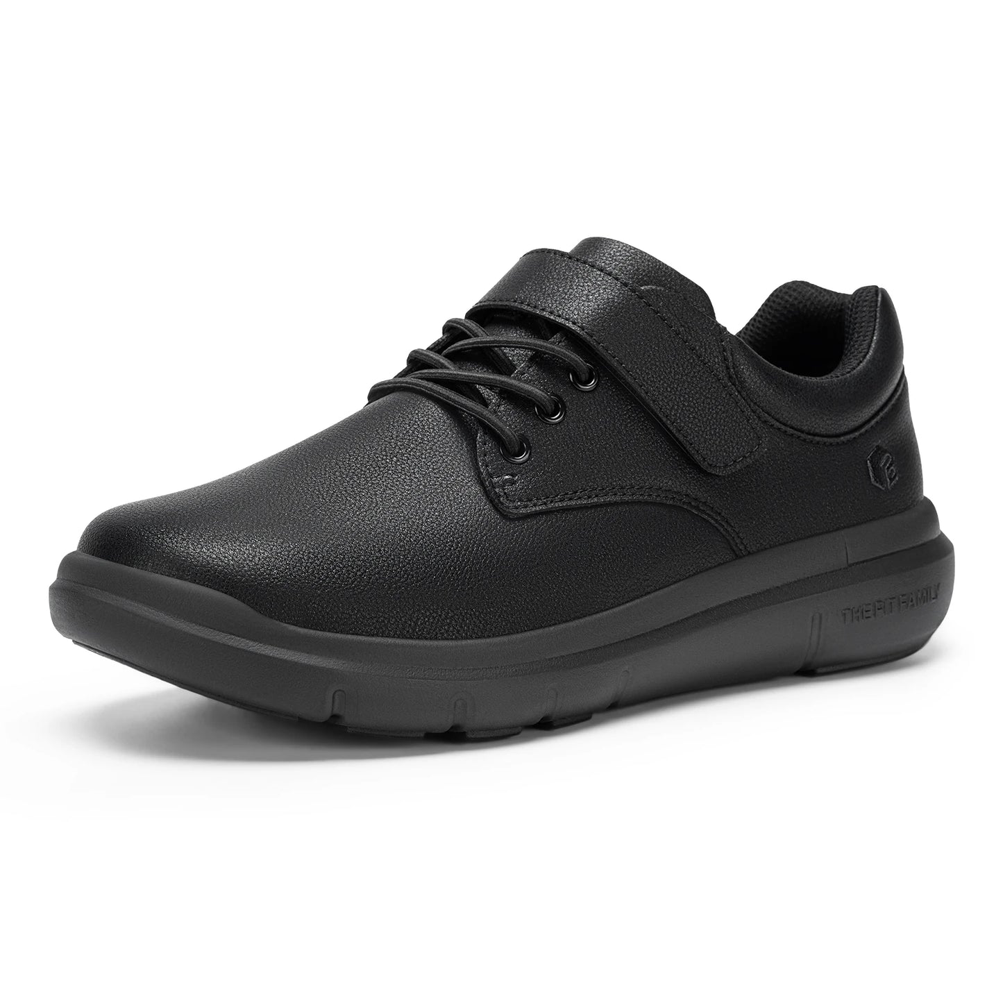 FitVille Men Wide Width Leather Orthopedic Diabetic Bunion Walking Shoes