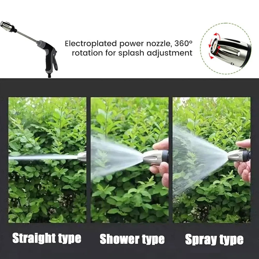 Handheld High Pressure Water Gun Garden Hose Pressure Power Washer Used For Garden Irrigation And Window Cleaning Car Washing