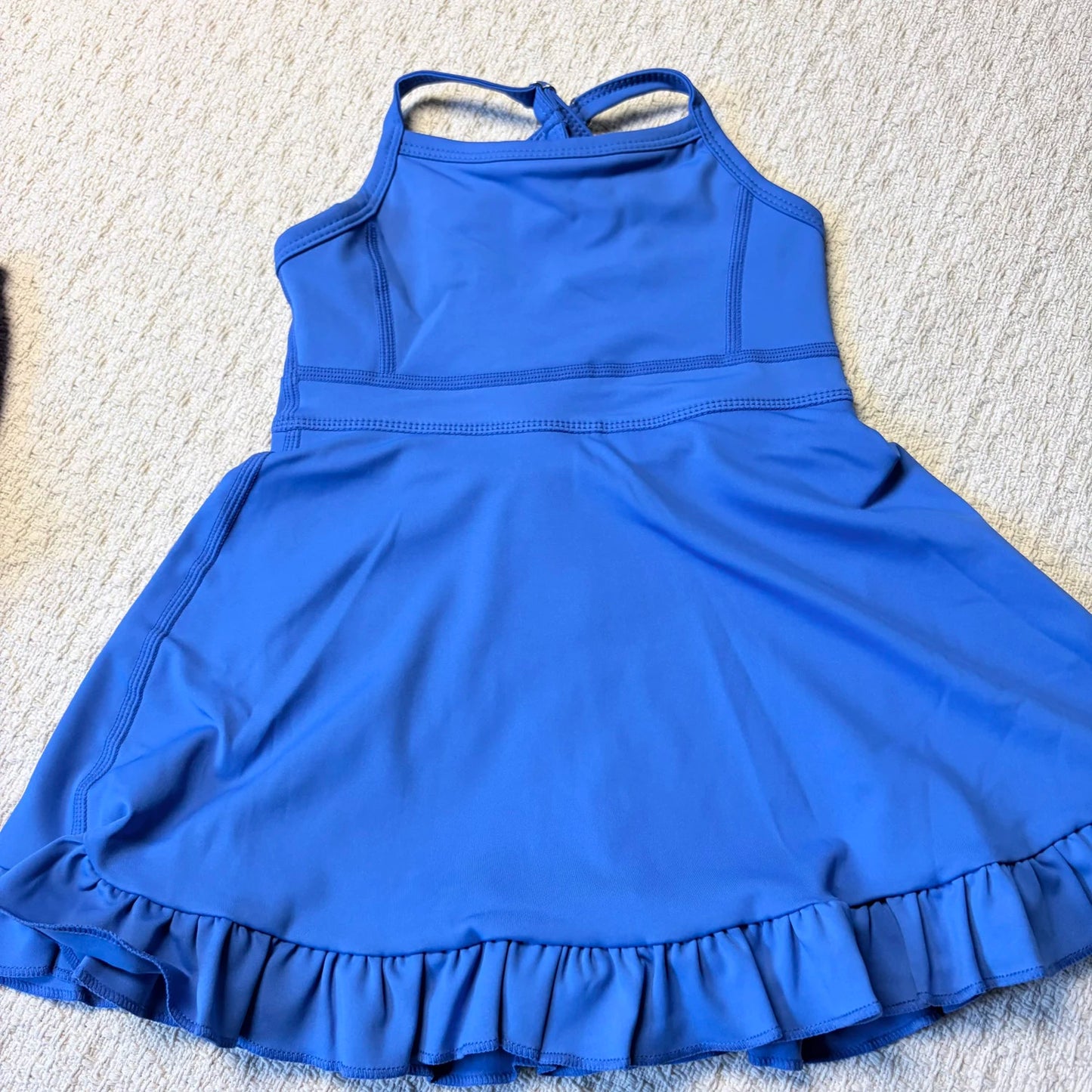 Sibling Baby Girls Knit Knee-Length Active Wear Athletic Dresses Casual Soft Fabric Children's Clothing for Girls