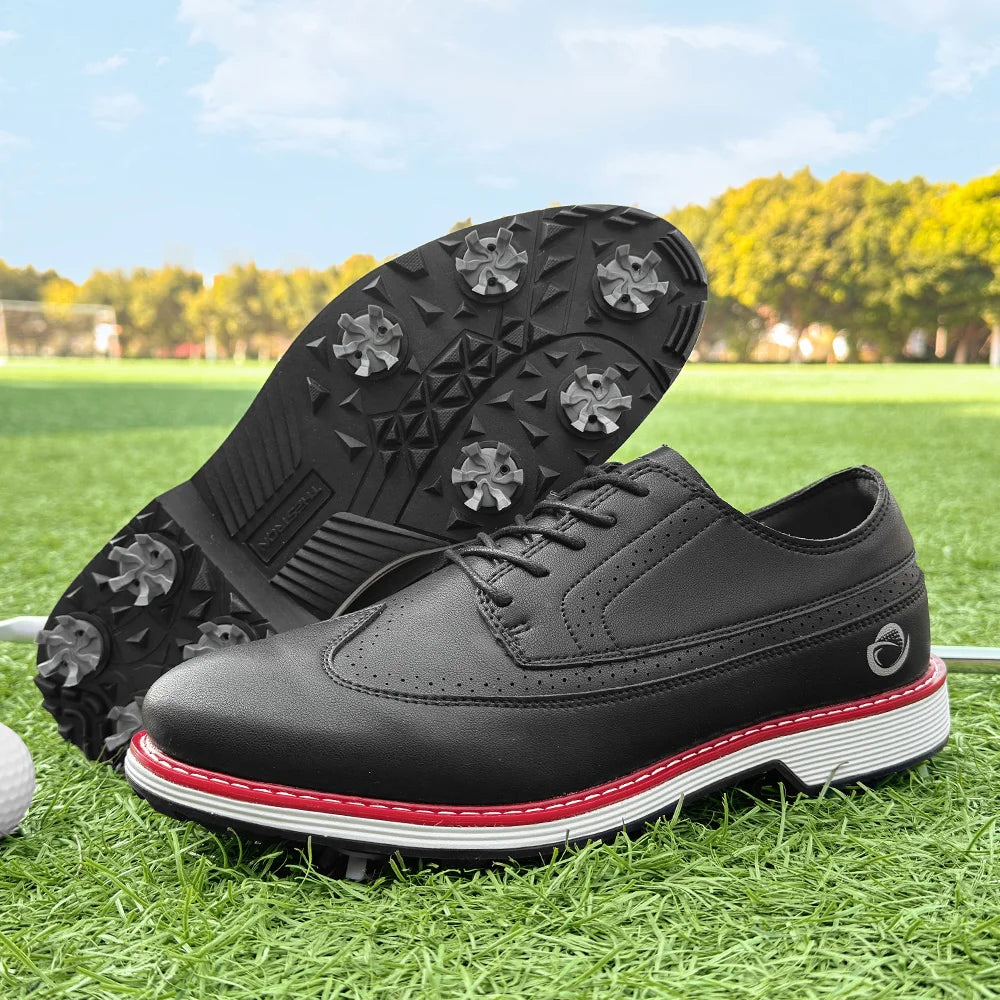 Lenox Golf Shoes Spikes for Men Walking Footwear Comfort