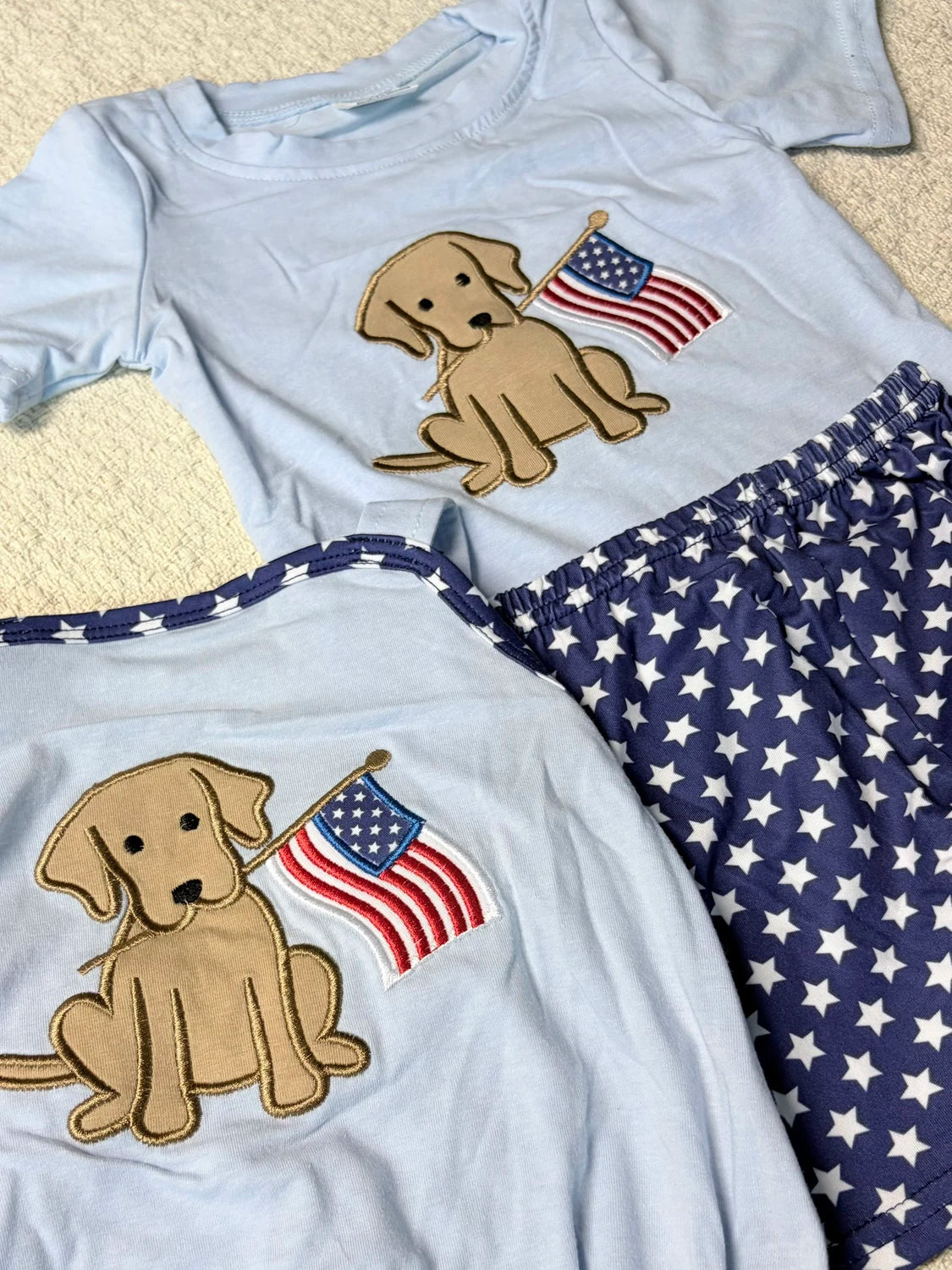 Patriotic Fourth Of July Matching Outfits For Kids And Pets