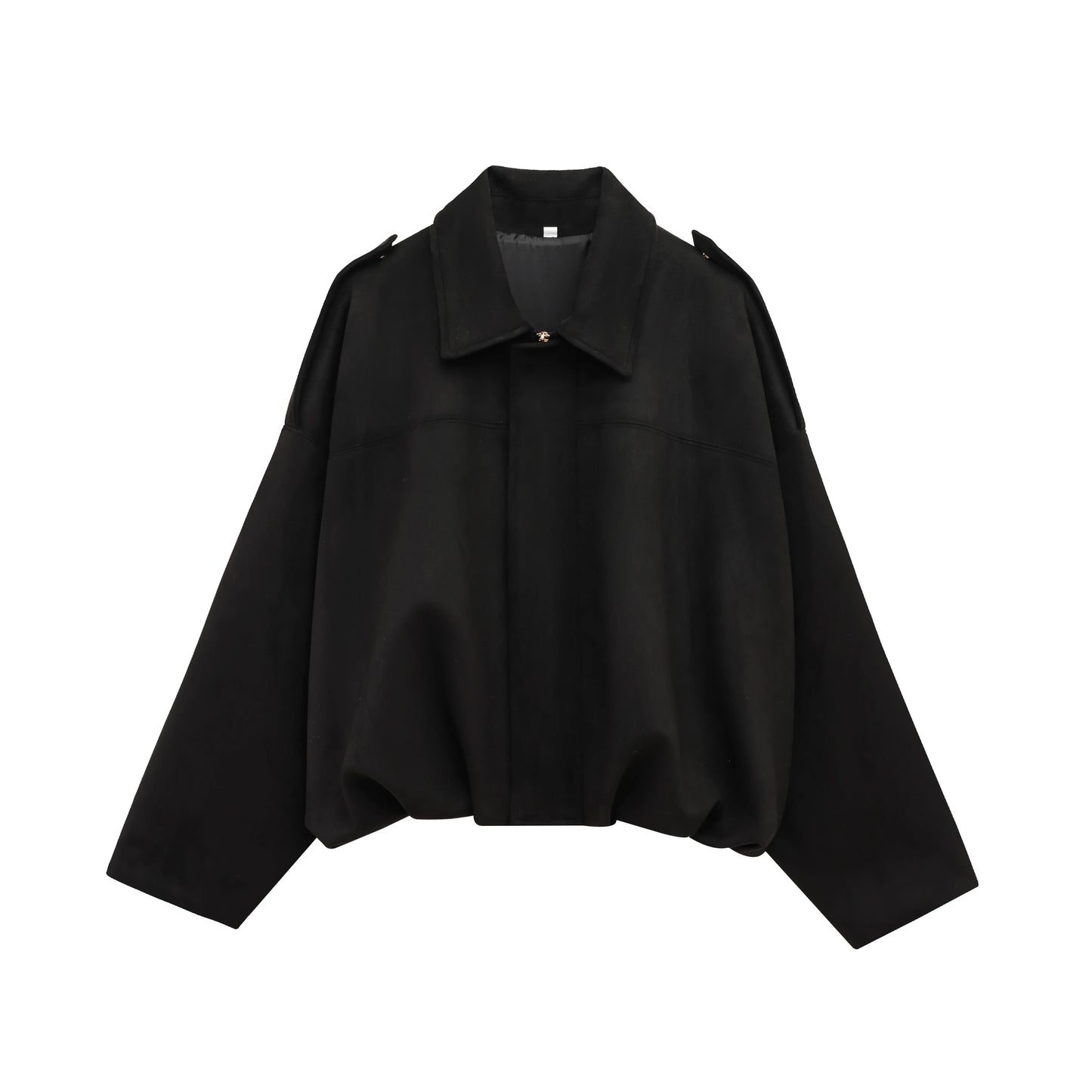 CN Jiangsu Women Suede Bomber Jacket With Zipper