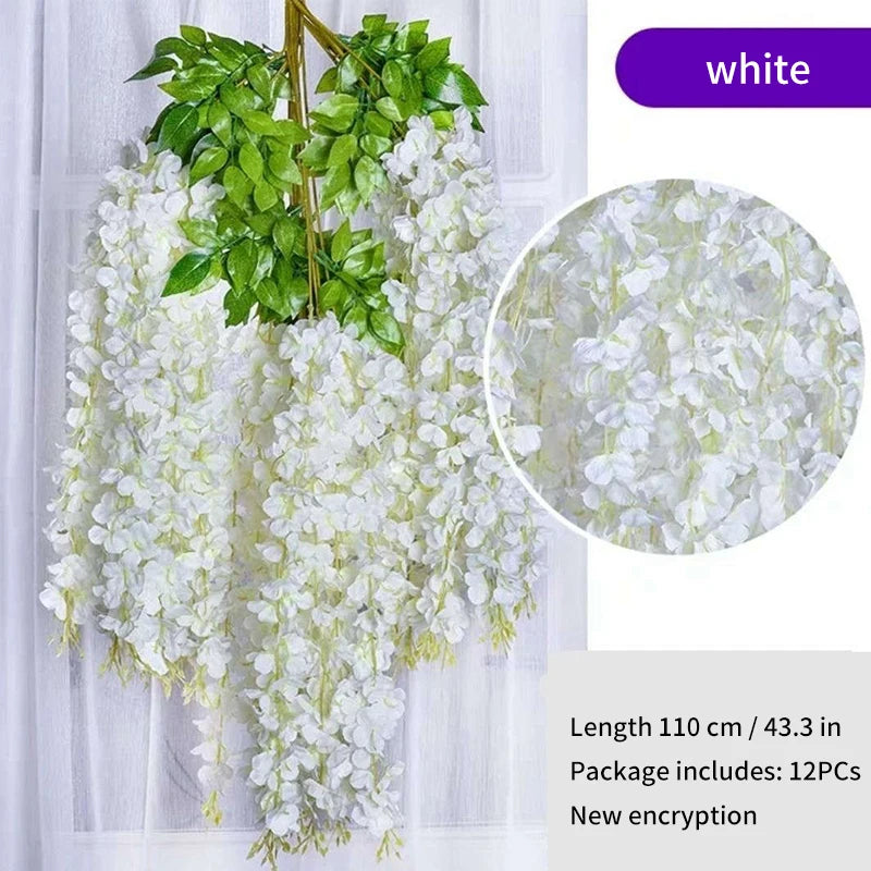 Guangdong Artificial Wisteria Garland for Wedding and Home Decor