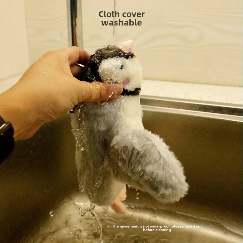 Bird Shaped Interactive Cat Toy With Rechargeable Chirping Flapping Plush