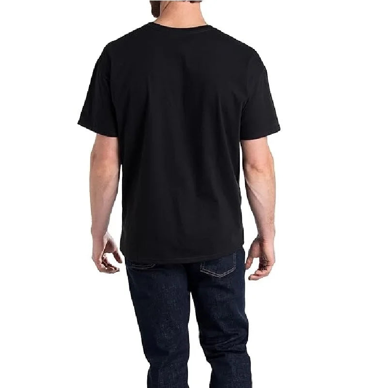 Mens Classic Cotton Blend Crew Neck T Shirts Short Sleeve