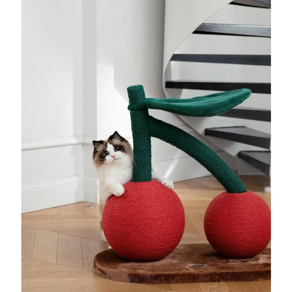 Cat Scratcher With Hammock Castle Interactive Sisal Rope Tree