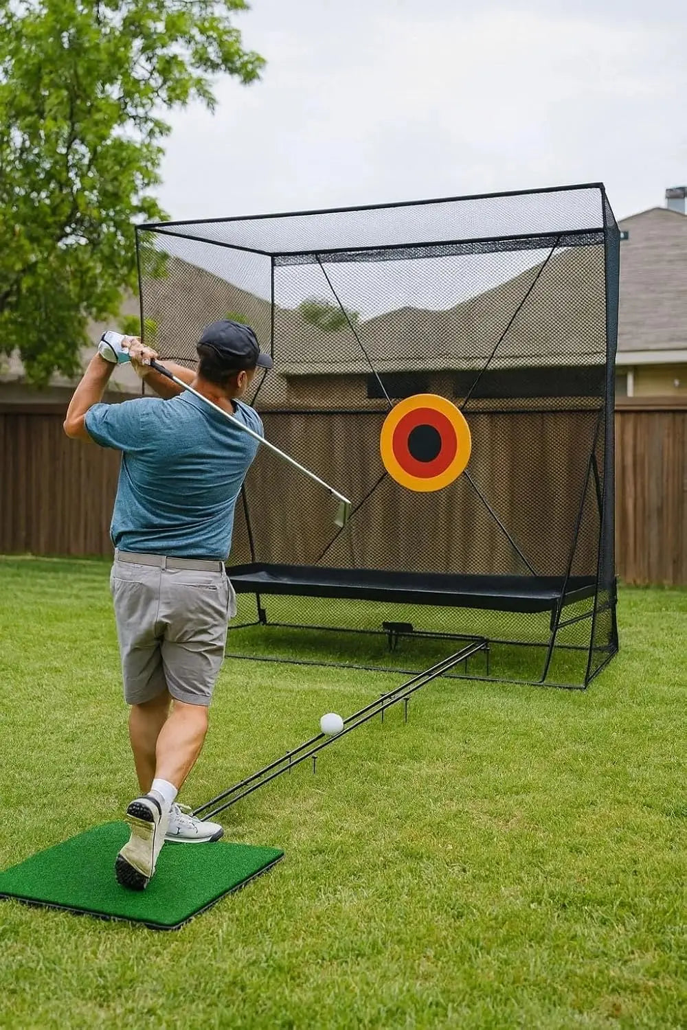 HiMISS Golf Practice Cage Set With Foldable Frame And Bag