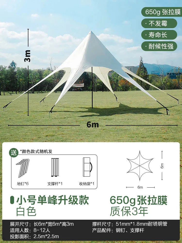 10m 15m 20m Durable UV Resistant Waterproof Windproof Heavy Duty Outdoor Sun Shade  Marquee Party Canopy Tent for Wedding Events