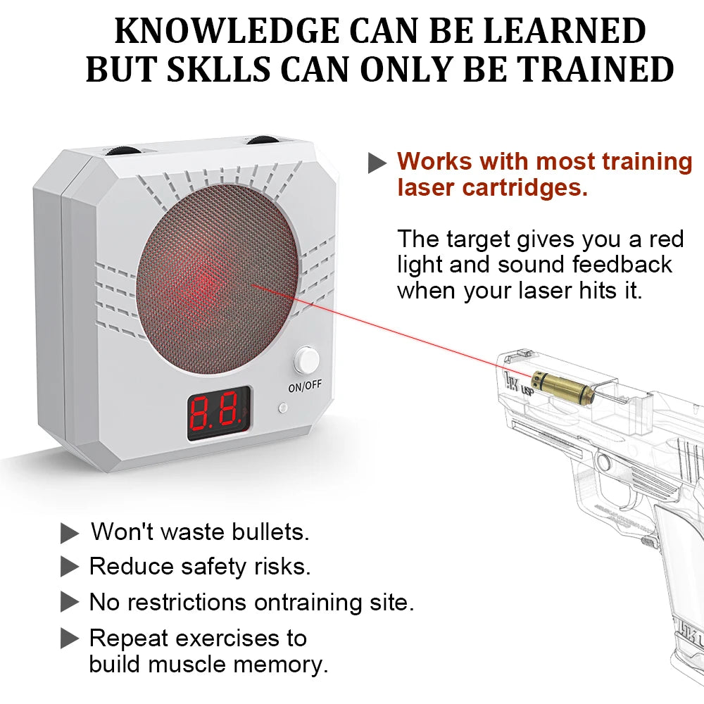 Infrared Scoring Laser Target for Shooting Practice with Sound
