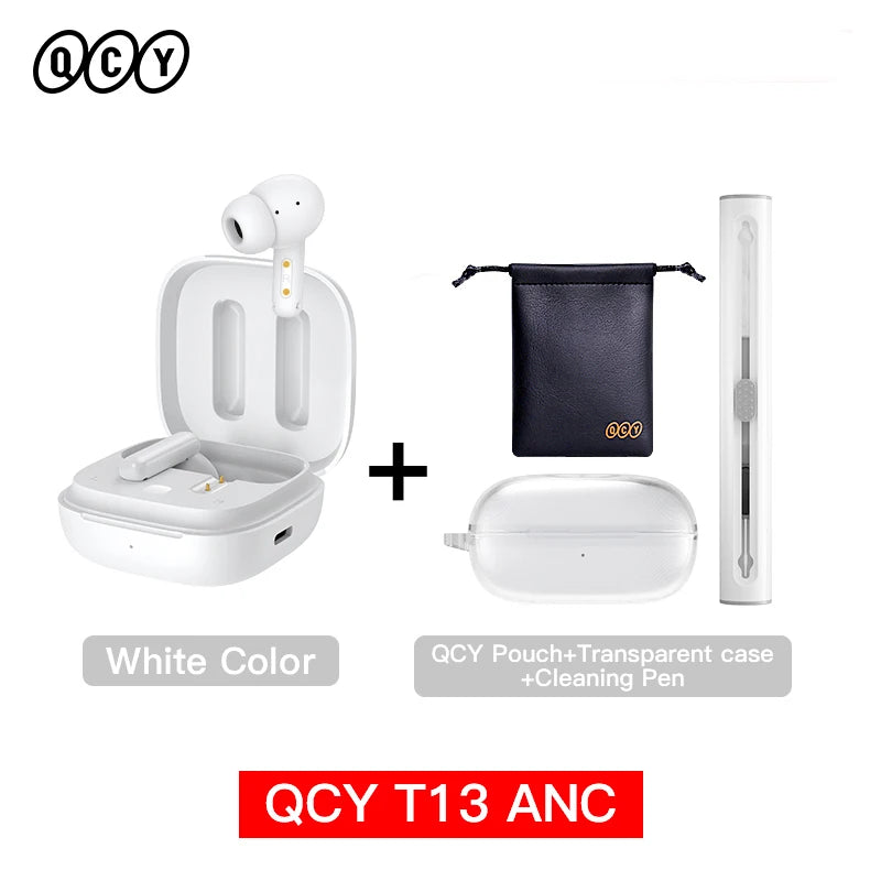 QCY T13 ANC Wireless Earbuds With Active Noise Cancellation